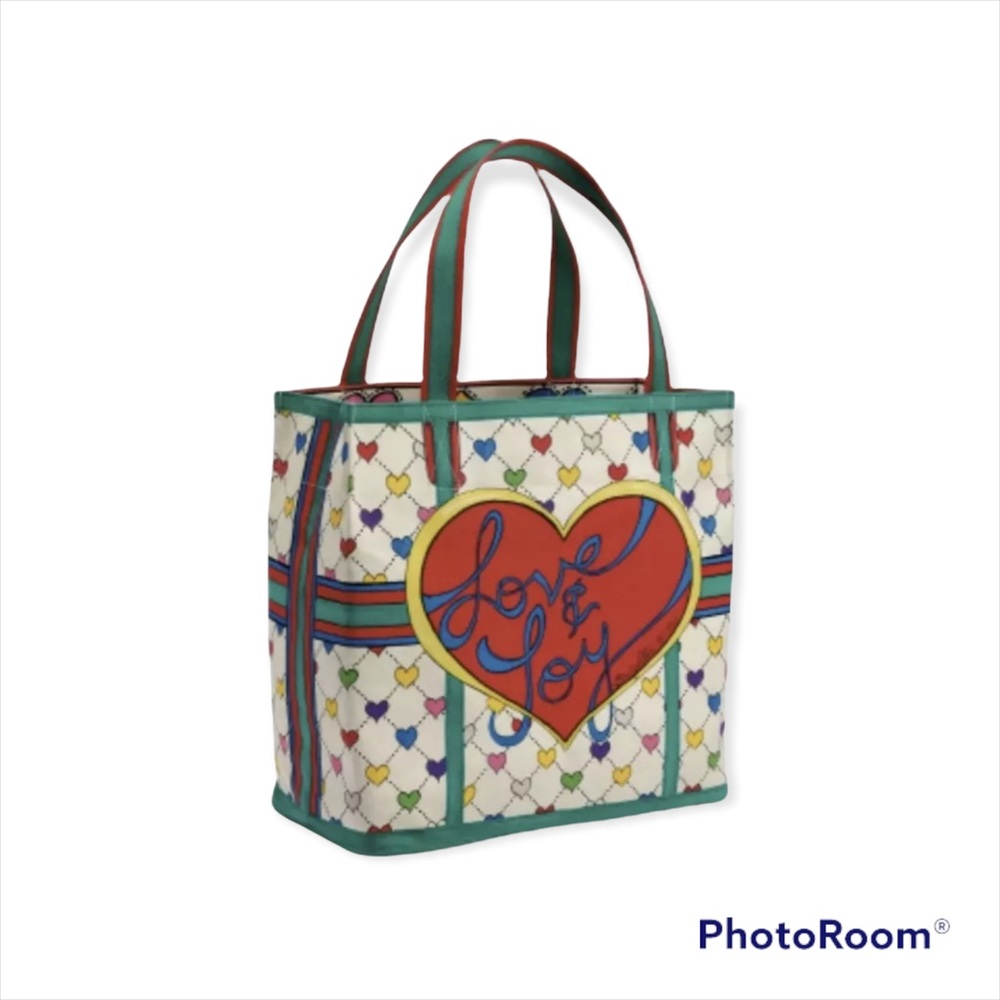 Brighton Love and Joy Holiday Canvas Tote